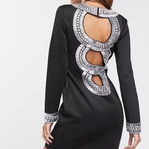 ASOS blank diamond dress size S